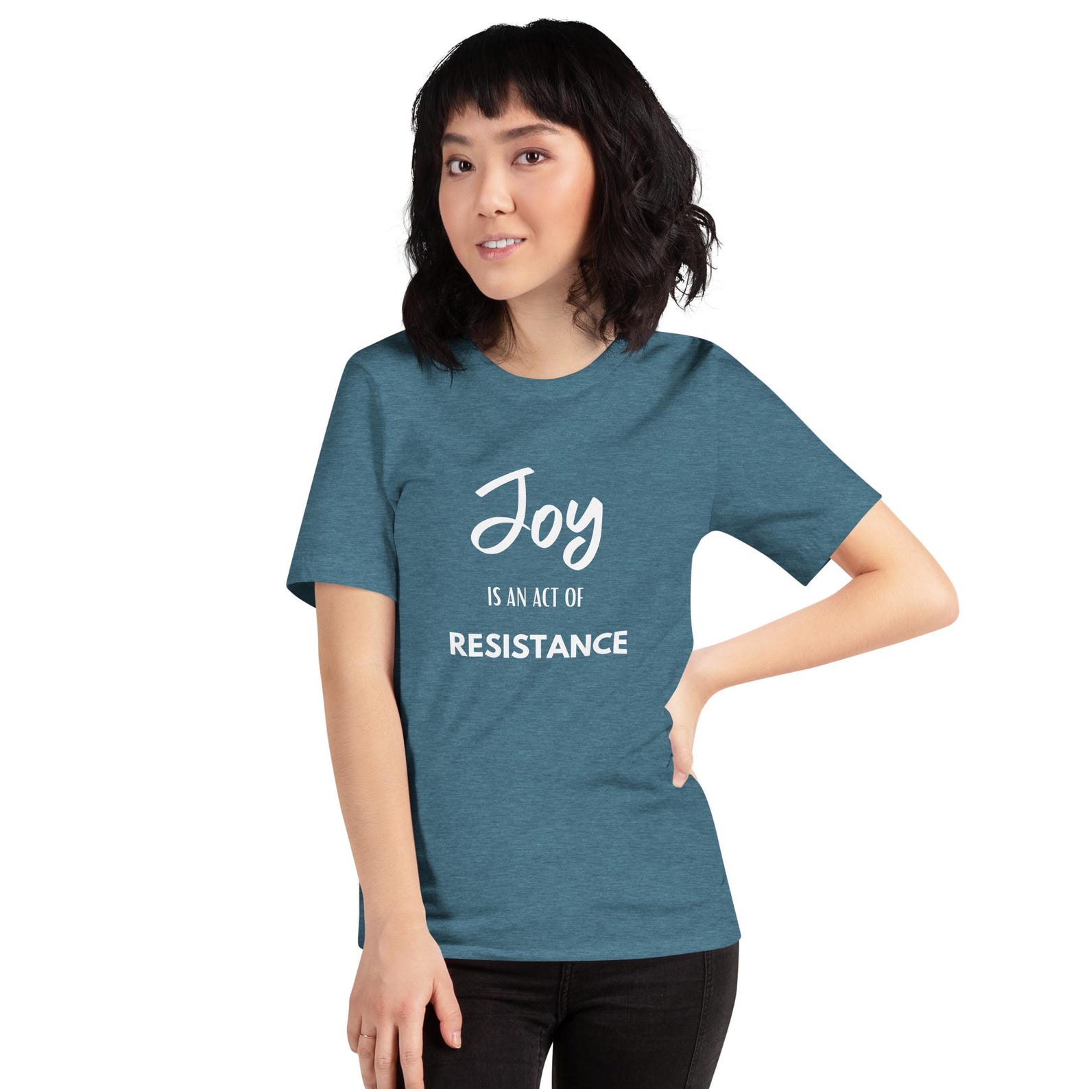 Joy Is An Act of Resistance Short-sleeve Unisex T-shirt 4XL