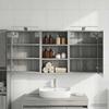 Bathroom Cabinet Set 3 Pcs 126 X 16 X 62.5 Cm Engineered Wood