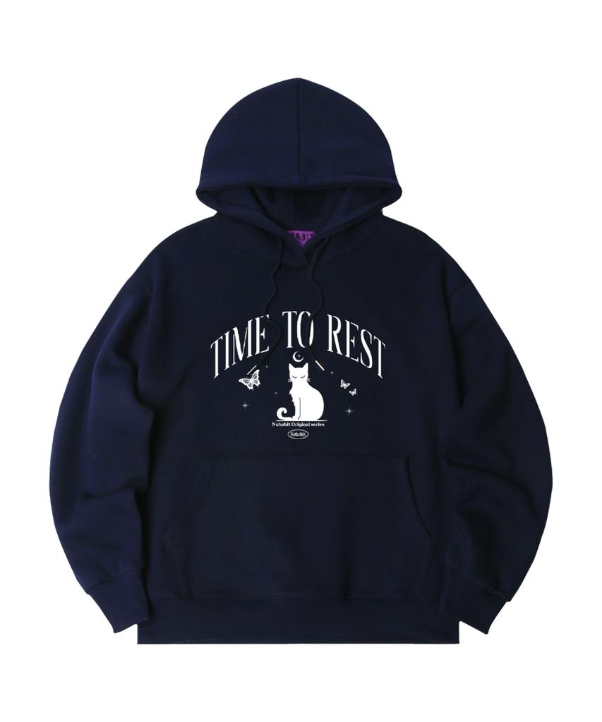 N/H Time To Rest Oversized Fleece-Lined Hoodie_Navy (Soh4-3Nh1183)