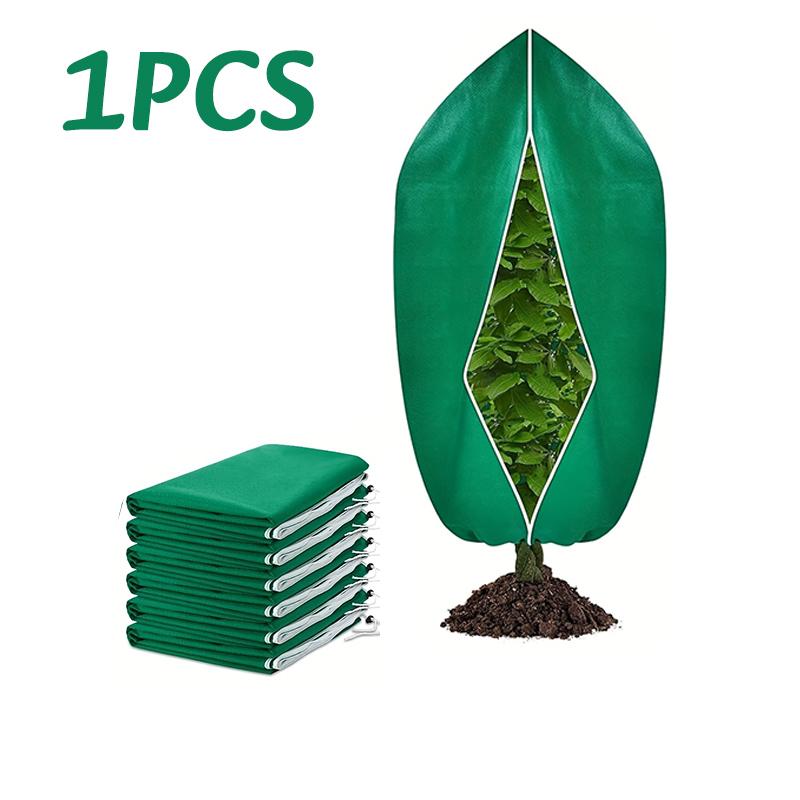 

Winter Plant Protection Cover Outdoor Antifreeze Tree Shrub Protection With Zip Drawstring Non-woven Thickened Garden Plant Care