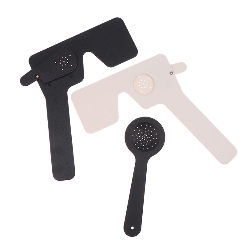 Eye Occluder For Vision Test And Optometry Eye Spoon Eyesight Adjustment Ruler Multiple Pin Hole Occluder Eye Patch