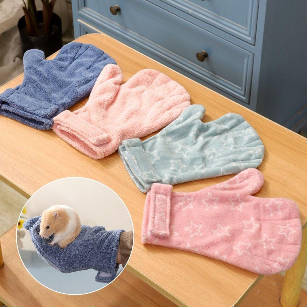 Thickened Protection Bite Proof Gloves Hamster Bonding Mitt Small Animals Pet Training