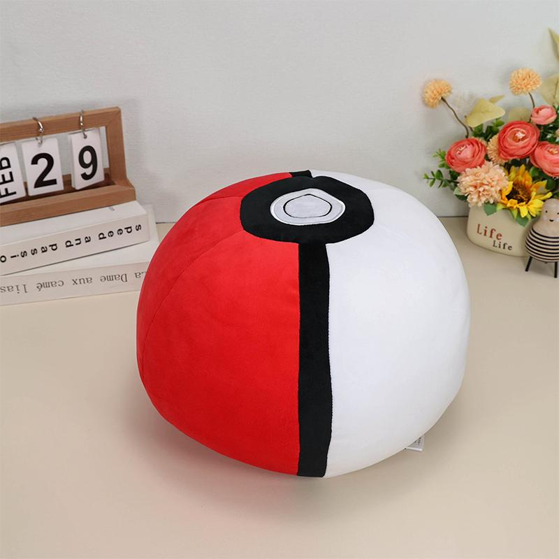 Big Size Plush Cushion Ultra Ball Master Ball Poke Ball Pillow Pokeball Cushion Pocket Monster Doll Bedroom