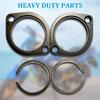 Exhaust Flange Kit for Harley Davidson 1984-2023 Touring, Dyna, Softail, Sportster, Evolution Big Twin,