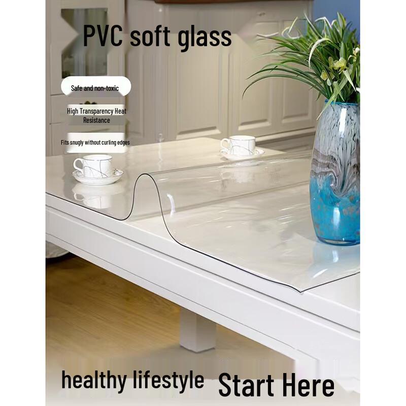 Churong 3mm Dicke Transparenter PVC Tischschutz