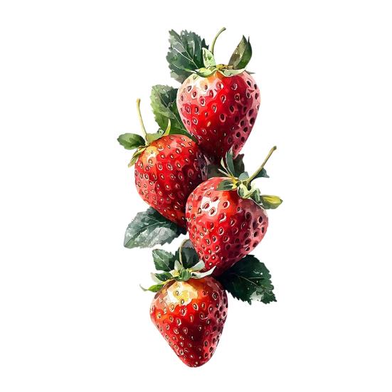 

Клубничный Статичный Декор для Окна Акварельные Фрукты Водостойкая Многоразовая Наклейка для Окон Ванной Кухни Дома A