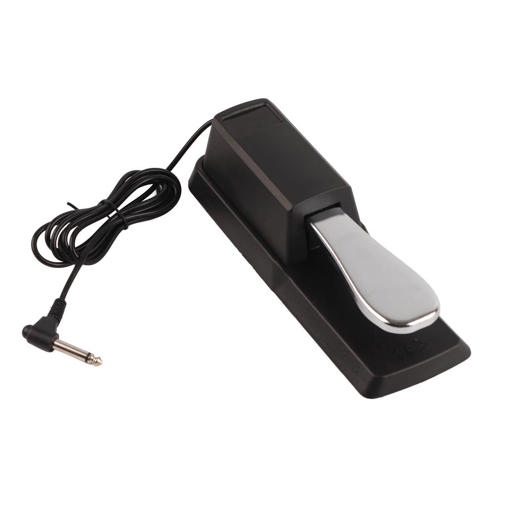 Sustainpedal med kabel Fotpedal Kompatibel med Alla Elektroniska Klaviaturer Digitalpiano