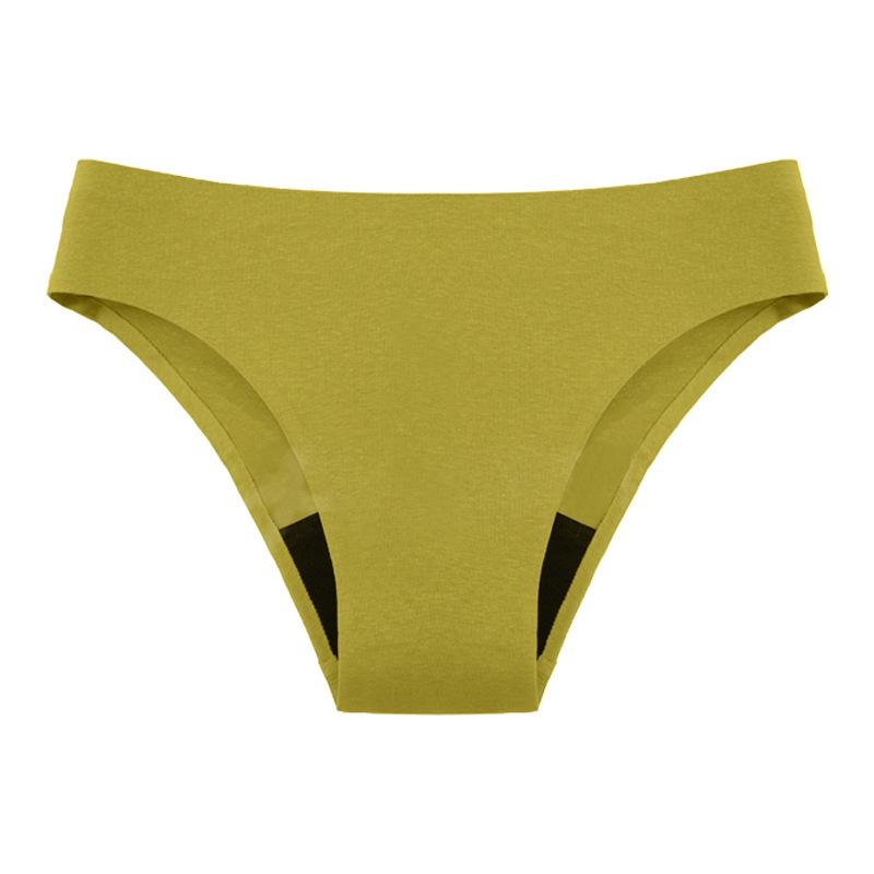 Calcinhas de Menstruação Femininas Sem Costura de Cintura Média - Tamanho Plus Size, Roupa Íntima Absorvente