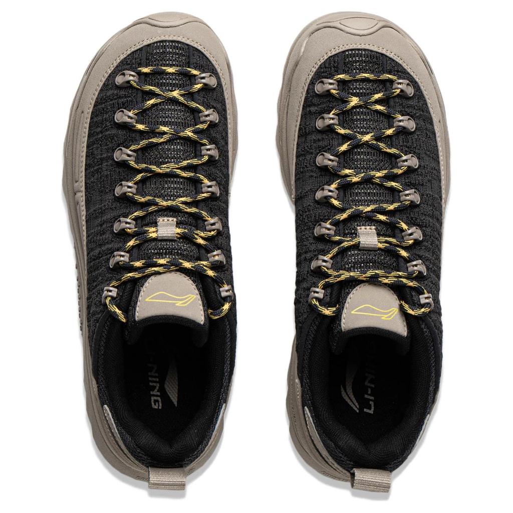 Li Ning Outdoor CF Tracing, Forest Grace Wear resistant And Lightweight Low top Outdoor Shoes Unisex Black Umber AHCV055-23