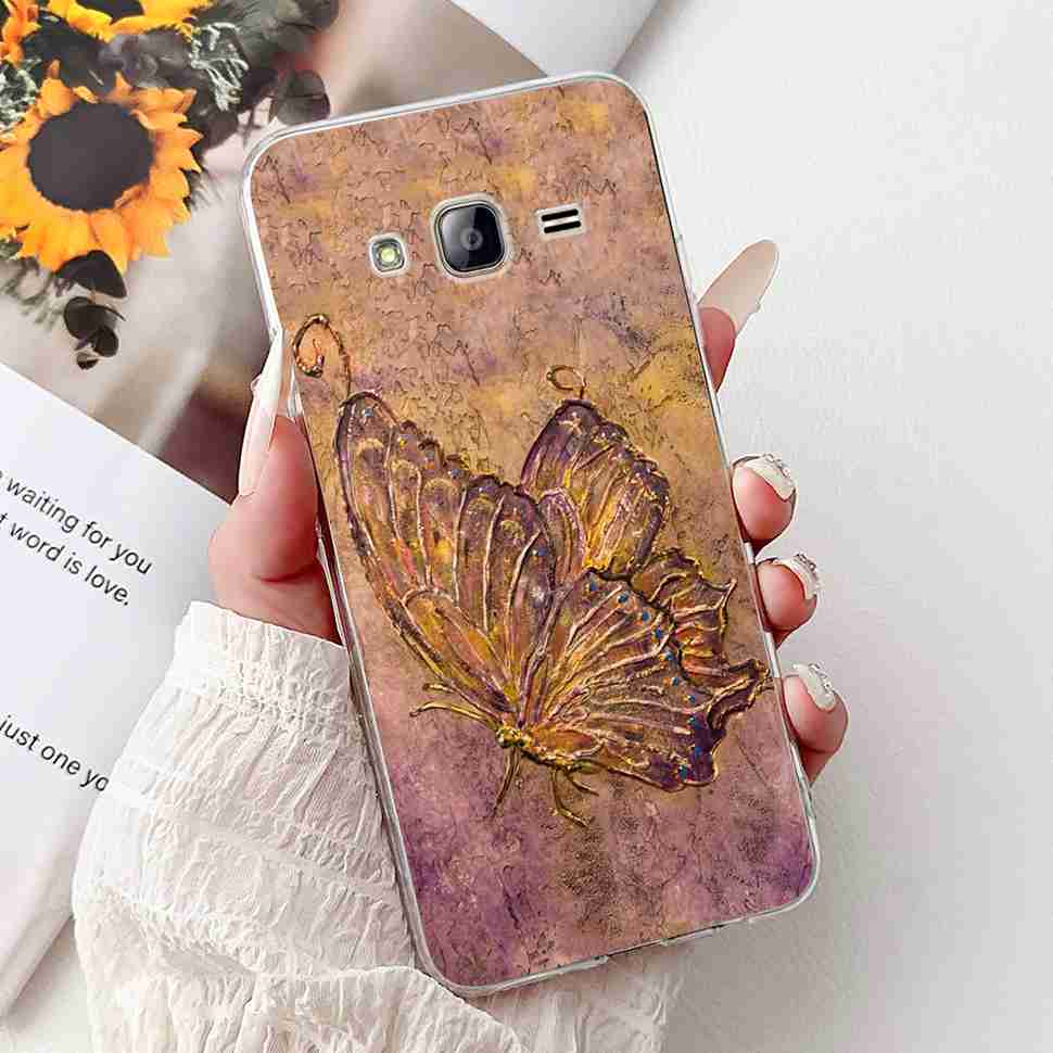For Samsung Galaxy J5 Case Luxury Painted Cover Soft Slim Phone Case For Samsung J 5 J5 J500Y J500M 2015 Back Cover