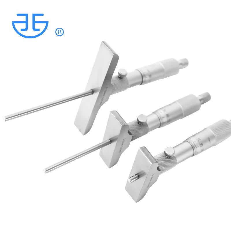 Depth Micrometer with Ball Anvil