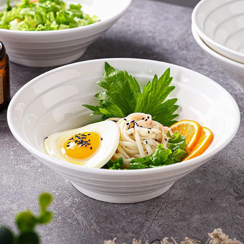 Jieyaji T829 Ceramic Soup & Ramen Bowl Set
