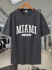 Miami Florida Grafik-T-Shirt - Atmungsaktiver Netzrücken