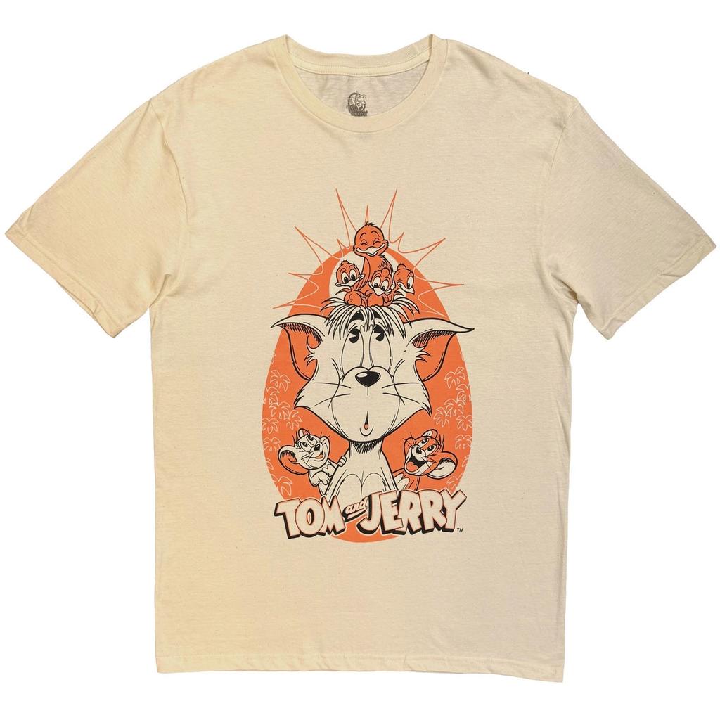 Tom and Jerry Tom Bird Nest Official Mens Unisex T-Shirt