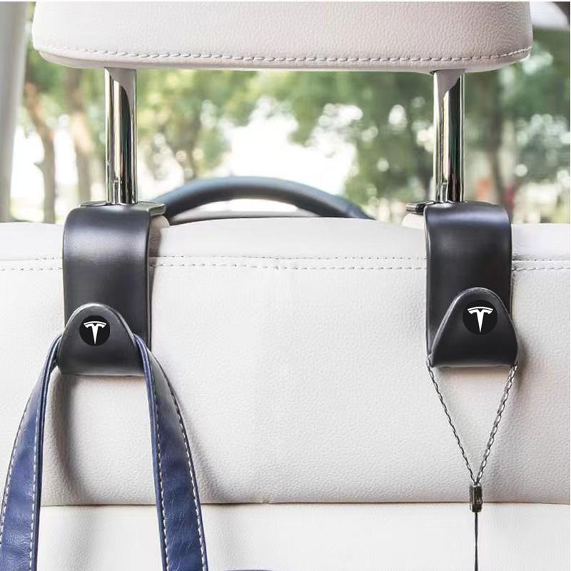 Auto Seat Headrest Hook Storage Hanger Car Interior Accessories For Tesla Model 3 Model S Model X Y Roadster Performance