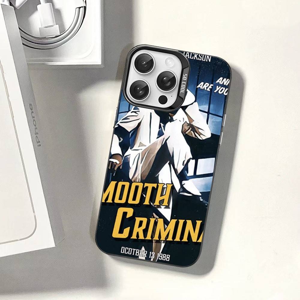 Custodia per Telefono Pop Singer Michael Jackson Per IPhone 17 16 Plus Pro Max 15 14 13 12 11 Coperture Colorate Opache