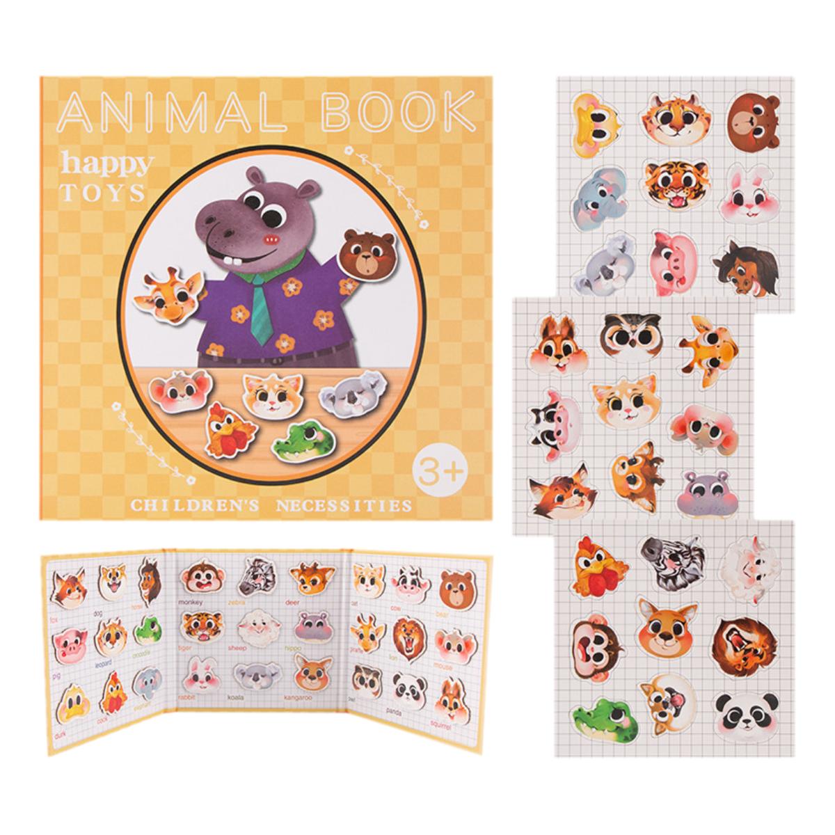 

Montessori Foldable Magnetic Puzzle For Kids Themed Travel Puzzles Book Wooden Jigsaw Educational Toy For Boys Girls Aged 3-5