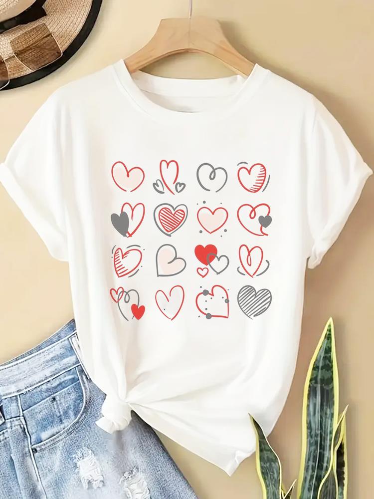 (Asian Size) leopard trend cute 90s Women Casual Short Sleeve T  Tee Top Clothing Shirt Fashion Printed Lady Female Graphic T-shirts