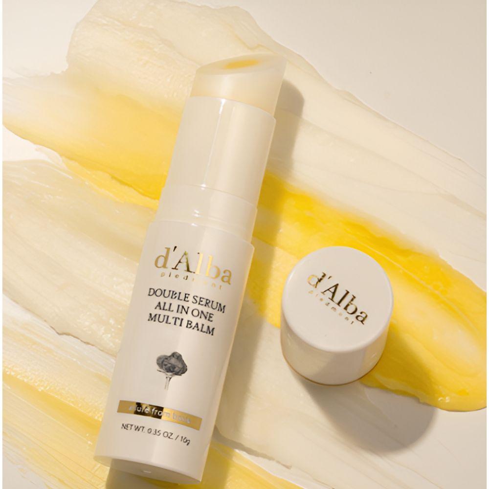 d'Alba Double Serum All-In-One Multi Balm 10g Vegan White Truffle Wrinkle Care