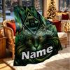 Custom Name Personalized Borussia Monchengladbach Print Blanket, Home Decor, Bedroom, Sofa, Camping, Couch, Gifts for Birthday Christmas