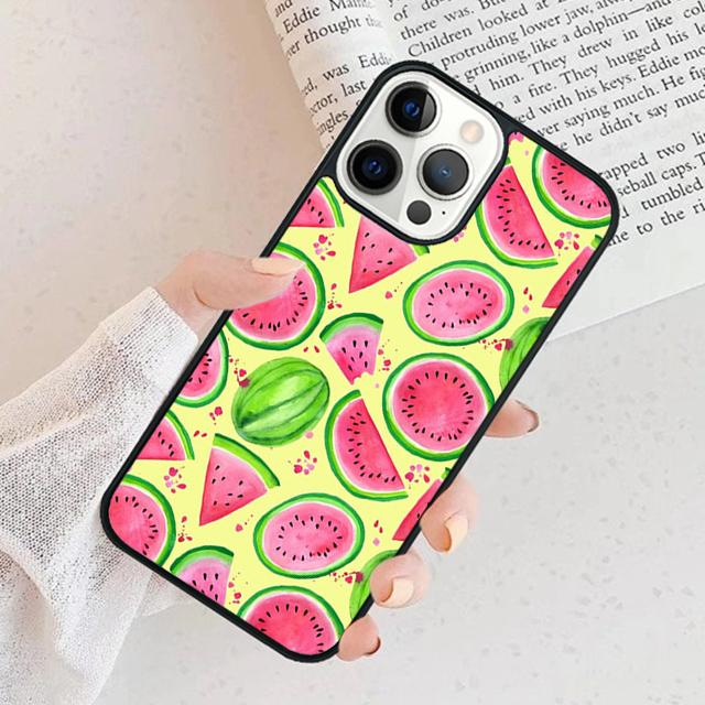 Cute Summer Fruit Watermelon Phone Case For iPhone 17 Air 15 16 Cover  11 13 14 Pro Max 12 Plus Max Fundas