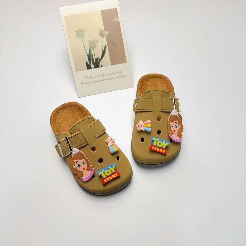 Medias Zapatillas de Verano Retro Unisex de Dibujos Animados Lindas para Niños Birkenstock con Suela Gruesa Antideslizante