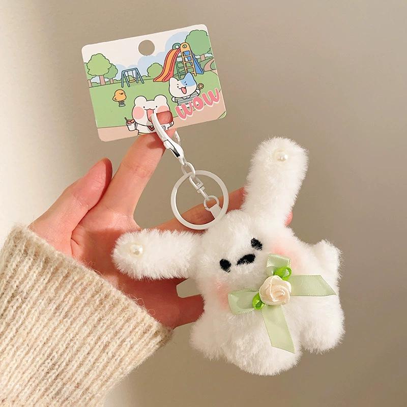 Plush Pendant Keychain Figurines - Perfect for Promotions, Weddings, Gifts, and Charms