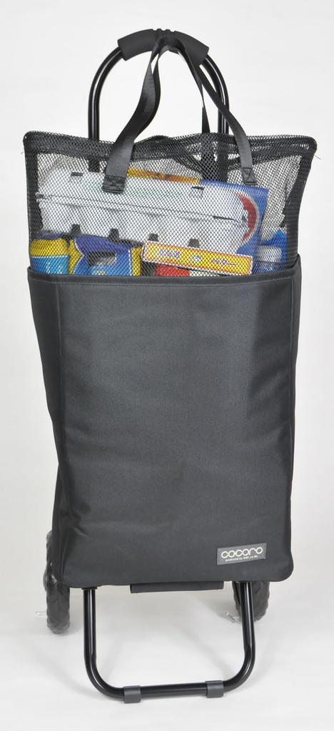 Cocoro Bag-in-Bag 22L Shopping Carry Cart, Navy