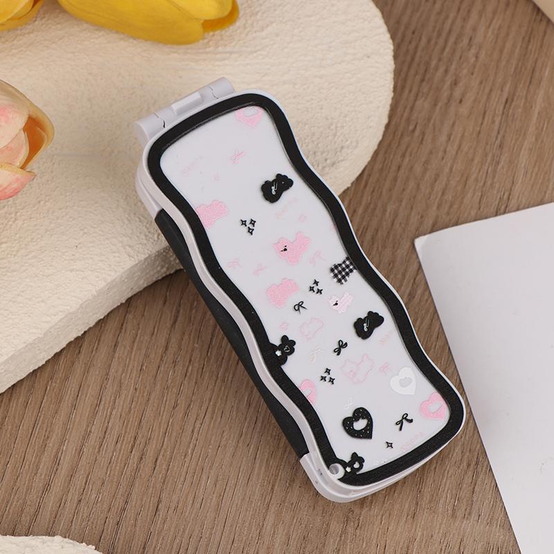 Mini Hair Brush Folding Massage Comb Head Massage Anti-Static Portable Travel Hair Brush Girl Hair Combs With Mirror