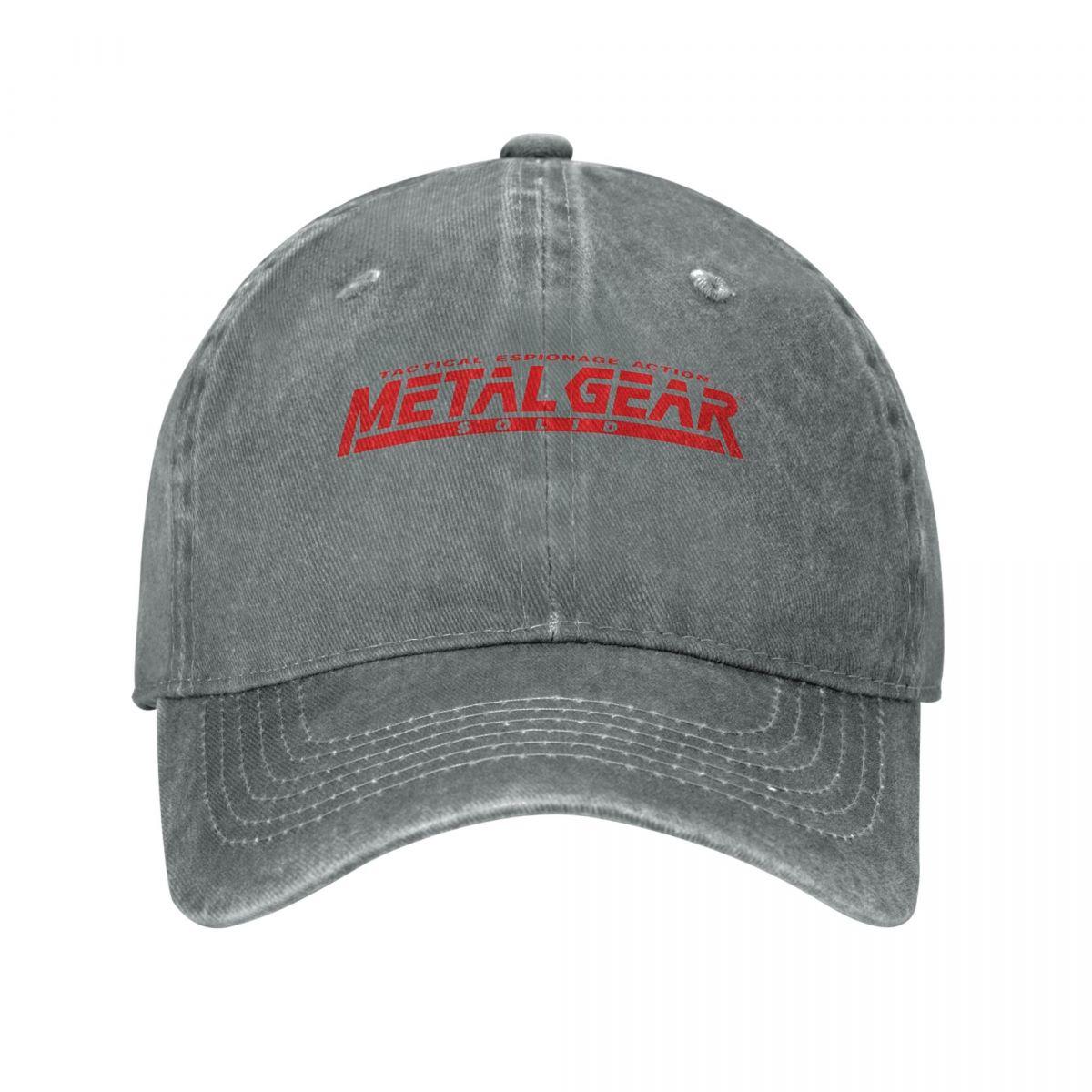 The best product for you Metal Gear Solid Men Women Baseball Caps Distressed Denim Caps Hat Vintage Outdoor Running Golf Sun Cap Adjustable
