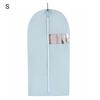 Płaszcz materiałowy Pyłoszczelny Wielokrotnego użytku Włóknina Widoczne okienko Pokrowiec wiszący na ubrania do domu