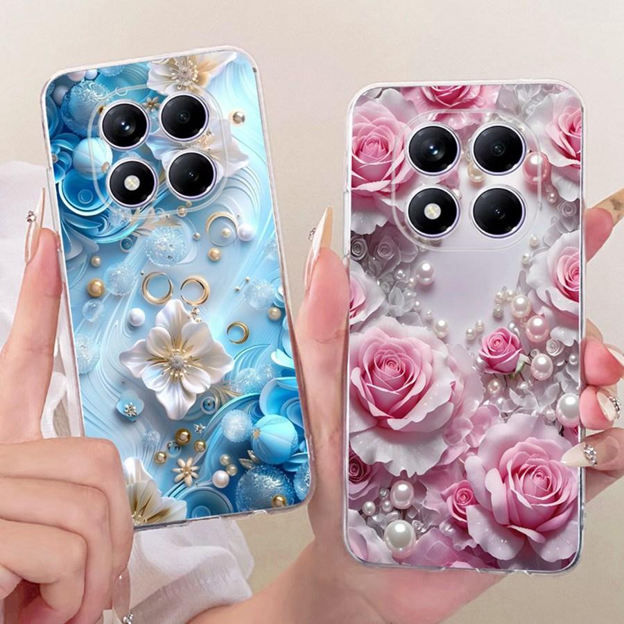 For Xiaomi Redmi Note 14 Pro Case Soft Silicone TPU Butterfly Painted Phone Case For Redmi Note14 14 Pro 4G Cover Coque