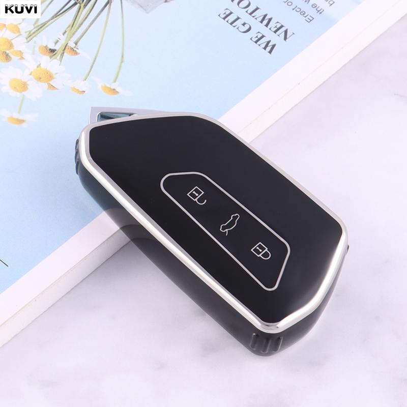 Tpu Style Car Key Case Cover Shell Fob For Volkswagen Vw Golf 8 Mk8 Id-4 Id-6 For Skoda Octavia A8 For Seat Leon Fr Mk4 Cupra