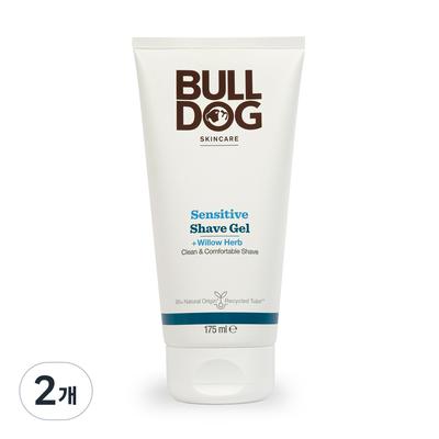 Bulldog Skincare Sensitive Shave Gel 175ml 2 Pcs