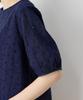 DECOY Embroidered 491214 Women's Pullover, Navy,