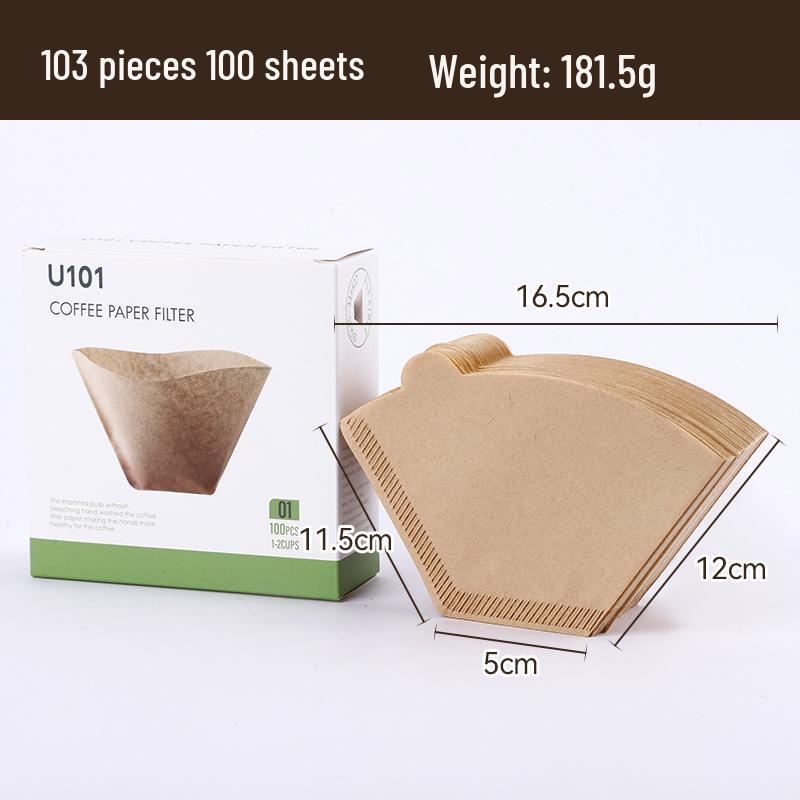 Multi-Spec Coffee Filter Paper for Hand Drip Coffee Maker and American Machine
