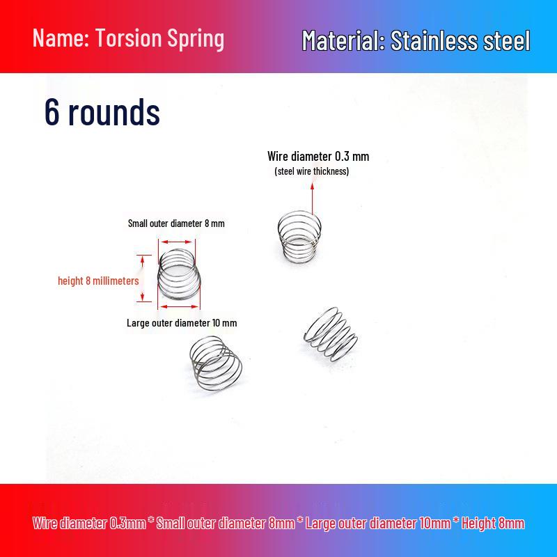 Stainless Steel Pagoda-Shaped Trapezoidal Compression Spring for Battery