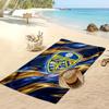 Asciugamano da Spiaggia con Stampa Leeds United Football, Asciugamano Grande Morbido ad Asciugatura Rapida per Spiaggia Campeggio Nuoto