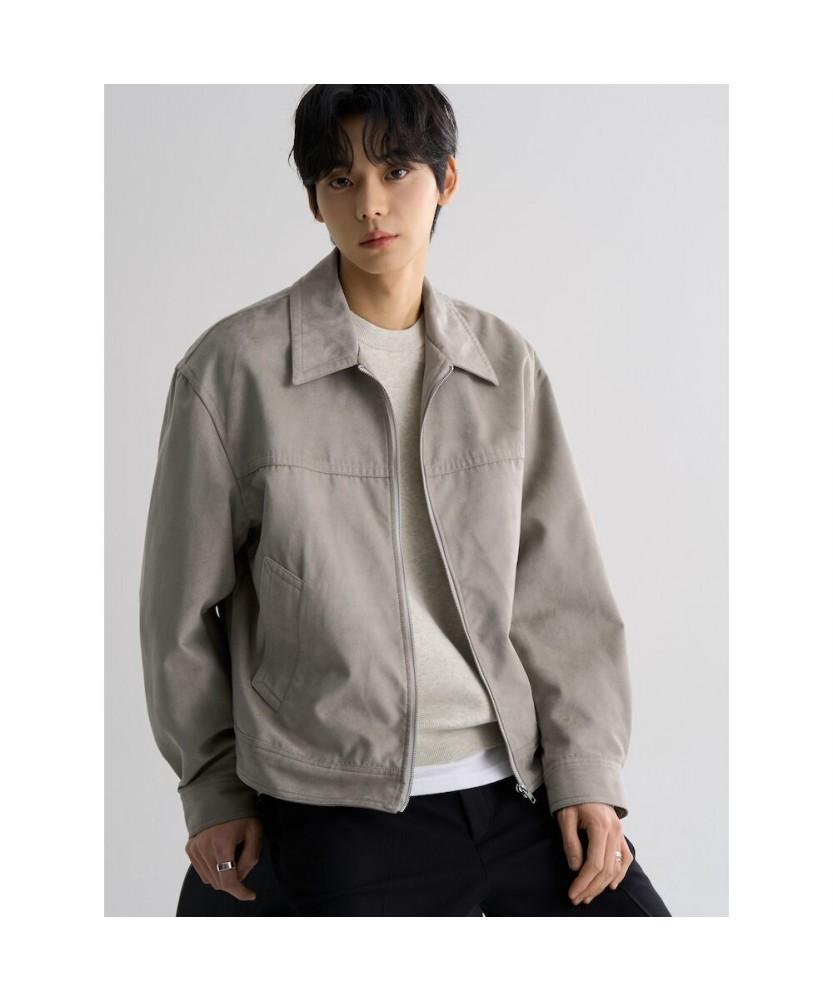8Seconds Faux Suede Collar Blouson Beige