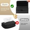Car Tissue Holder, WHHMK Tissue Box Cover Keep Car Tidy, Premium PU Leather Backseat Napkin Rectangle Organizer, Extra Large Tissue Box Storage In
