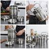 Stainless Steel Vacuum Insulated Lunch Box with Cutlery for Students and Office Workers