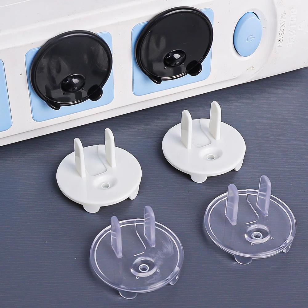 10Pcs American Standard Power Outlet Cover Protective Electrical Safety Socket Baby Safe Guard Counter Electric Shock Protectors