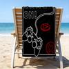 Ultra-Soft Beach Towel with Game Controller Theme,Ideal for Pool - Camping, Diving - Perfect Travel Essential, Vibrant Beach Towel.