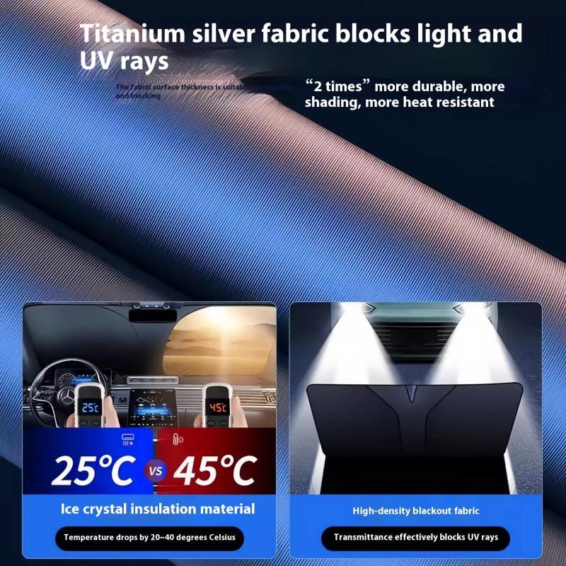 Windshield Sunshade Car Visor Front Window Sun Shade Cover For Honda Civic 11th Gen -2024 UV Protection Parasol Accessories