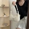 Stylish 2024 Sweet Butterfly Underarm Bag For Women In White Khaki Black Silver Colors