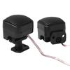 2Pcs Car Mini Tweeter Speaker 12V DC High Pitch Speaker 500W Super Power Audio 5A Mini Square Audio Speaker for Car Audio System