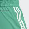 Adidas Logo Print Three Stripe Shorts Women Bottoms Green HS2363