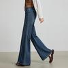 Chuyu Women's Deconstructed Patchwork Flared Jeans