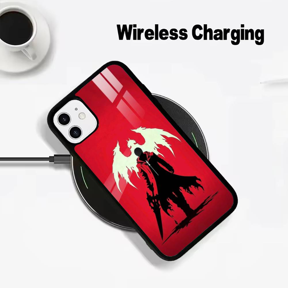 

D- Dante Devil May C-Cry 2- -DMC2 Wireless charging phone case compatible with iPhone 17/16/15/14/13/12/11 iPhone13