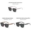 Minimalist Square Sunglasses With Uv Protection For Fashionable Driving And Travel
